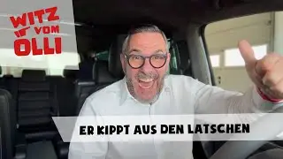 Er kippt aus den Latschen während sie für neue Schuhe alles macht!😜  | Witz vom Olli - 11/26