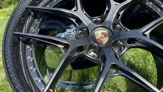 20s Porsche forged wheels 2 pc construction with carbon fibers