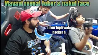 Mayavi reveal Joker & nakul face | GE joker & nakul face reveal |mayavi on GE hacking #gefighting
