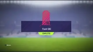 Fifa 18 Flash SBC 1:30AM-2:30AMEst