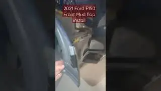 2021 Ford F150 Front Mud flap install