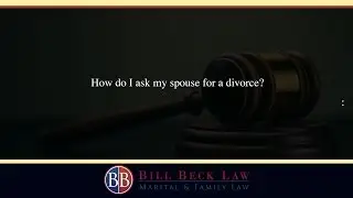 How do I ask my spouse for a divorce?