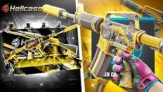 (HELLCASE) WE GET CRAZY M4A1-S GOLDEN COIL !!! HELLCASE PROMO CODE 2025