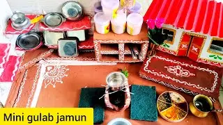 Miniature gulab jamun #miniaturecooking#miniature#minifood#minivlog#tinyhouse#tiny#tinykitchenset#yt
