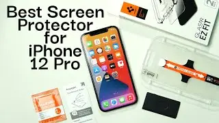 Spigen Tempered Glass Screen Protector for iPhone 12 and iPhone 12 Pro - Unboxing, Installation