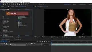 06.01 Chroma Keying with Keylight in After Effects