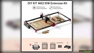AlgoLaser DIY KIT MK2 10W Touch Screen 400X850MM Large Area Woodworking for Wood Metal Crafting
