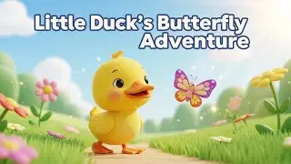 Little Duck’s Butterfly Adventure #nurseryrhymes #canción #儿歌 #동요 #animation #cute #kids#Yellow duck