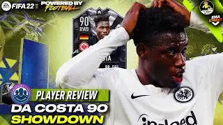 DA COSTA 90 SHOWDOWN PLAYER REVIEW /// FIFA 22 PLAYER REVIEW