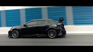 Honda Civic FK8 Type R w  Full Catless Valvetronic Fi EXHAUST X Utmost Downforce Garage
