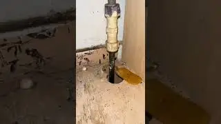 Bathroom Water Line Leak at Section 8 Property!! #section8 #diy #landlord