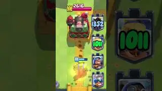 Goblin from the cage against the towers! Clash Royale! #clasher #gaming #clashroyale