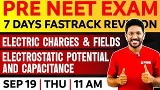Plus Two Pre Neet Physics | Electric Charges And Fields | Electrostatic Potential And Capacitance