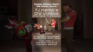 【Splatoon +TF2 SFM #shorts】Idiotic Inkling TJ & TJ Scout - Baseball Bat