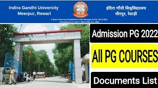 igu admission documents list 2022 | #igu #iguadmission #vkkartik