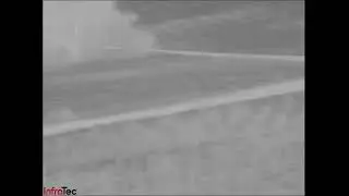 Detection of distant person wearing anti-IR gear.
