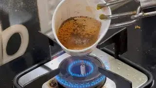 Boiling tea in Paper Cup at 212 &deg;F (100 &deg;C)