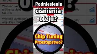 CHIP TUNING? Podniesienie CIŚNIENIA OLEJU? PRZESTĘPSTWO?  Dlaczego? Jakie efekty - poprawa z MyNano?