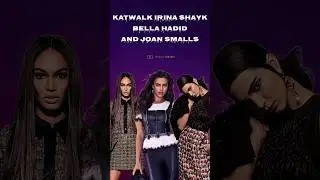 Katwalk Irina Shayk Bella Hadid and Joan smalls   #bellahadid #irinashayk #joansmalls #runway