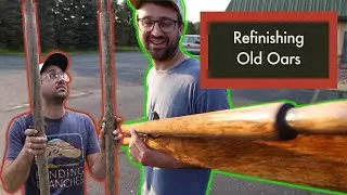 Restoring Jon Boat oars and making them new again - Boat Prep part 3