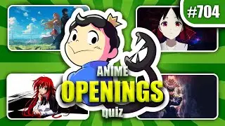 🎵 Can You Guess the Anime Opening in Just 10 Seconds?! 😱 #704