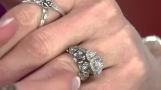 Sterling Silver Rose Design X-Ring by Or Paz with Mary Beth Roe