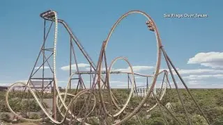 Texas amusement park unveils record-breaking roller coaster