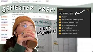 HOW I PREP FOR A NEW SEMESTER! *productive*