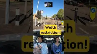 Width restriction #driving #mock #test #width #narrow #road #london #car #teacher #fyp #pov #howto