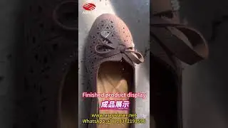 Laser Perforation Solution for Shoe Uppers | Custom Punching #laserperforation #shoesdesign