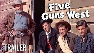 Five Guns West (1955) | Trailer - John Lund, Dorothy Malone