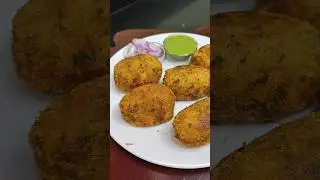 Street Style Egg chop Recipe #shors #ramzan