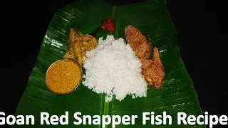 Goan Red Snapper Fish Recipe
