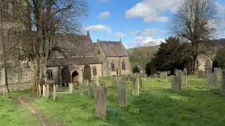 Edensor and the Cavendish Family 20th Century Graves in Early Spring
