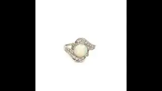 Rain Dancer Platinum Opal Diamond Ring