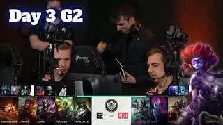 G2 vs ORD - Day 3 LoL MSI 2022 Group Stage | G2 Esports vs ORDER full game
