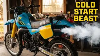 IT 490 Yamaha Big Bore 2 Stroke Restoration Like YZ 490 CR 500 - Cold Start