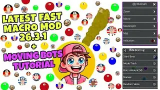 LATEST 26.3.1 BOT MOD IPA + FAST MACRO TUTORIAL *NO LAG*- HOW TO GET MASS IN 10 SEC (AGAR.IO MOBILE)