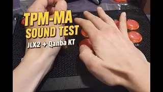 Sanwa JLX2 with TPML-MA swap and Qanba KT Sound Test