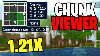 CHUNK VIEWER ✔️TEXTURA para ver los chunk en Minecraft Pe 1.21X