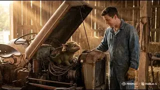 A Young Farmer Began Fixing His Grandfather’s Old Tractor — What He Found Inside Was Shocking & Cute