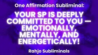 Your SP Is Deeply Committed To You Emotionally, Mentally & Energetically! (One Affirmation Sub +222)