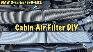 BMW 3 Series (E90, E92) Cabin Air Filter Change DIY
