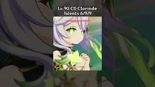 LV.90 C0 CLORINDE TALENTS 6/9/9