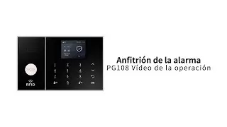 PG-108 Panel de control de alarmas Nueva interfaz V&iacute;deo detallado sobre el funcionamiento