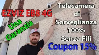 EZVIZ EB8 4G Telecamera di Sorveglianza 100% Senza Fili