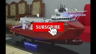 Video tutorial proses membuat Miniatur Kapal Supply SKANDI ACHIEVER