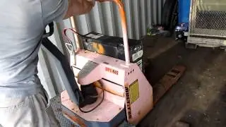 Multi Ton 4500 Walking Electric Pallet Jack Model WPT R45 SpaceSpots.com