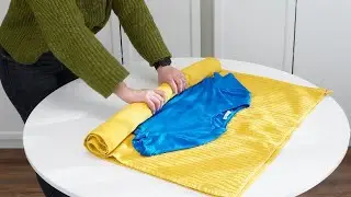 Wäsche in nur 20 Minuten trocken – die clevere Burrito-Methode im Winter