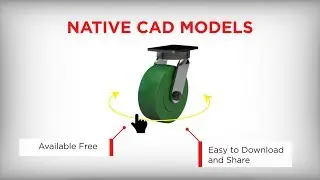 Explore the World's Largest Caster CAD Model Library